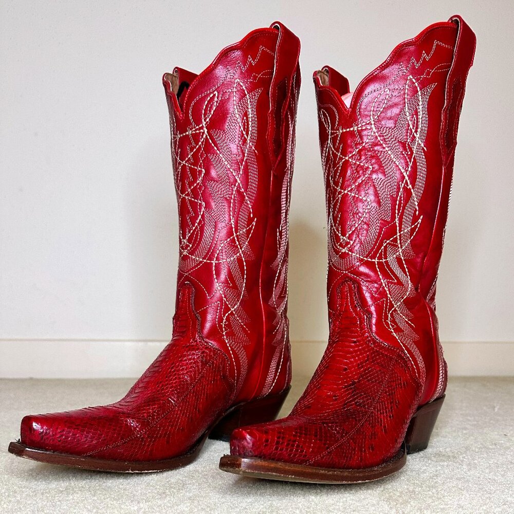 Women's Red Dan Post Boots - size 7